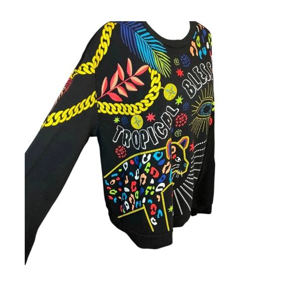 Switch Remarkable Limited Edition Unique Design Animal Print Sweatshirt Sz. 3X - Picture 4 of 8